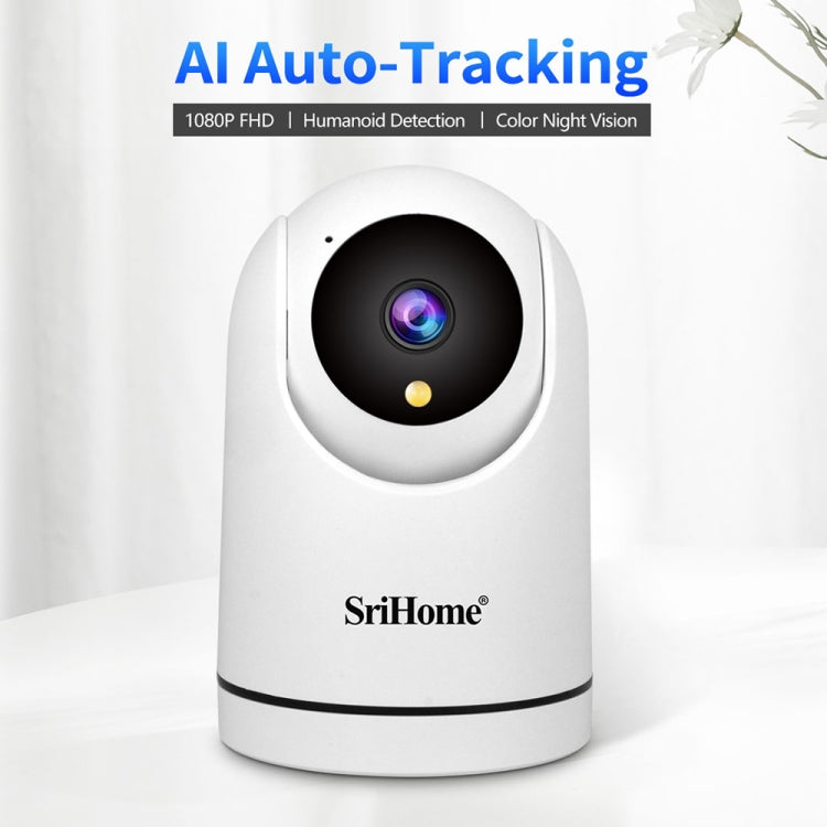 SriHome SH042 2.0MP 1080P HD AI WiFi Pan-tilt Surveillance Camera SriHome SH042 2.0MP 1080P HD AI WiFi Pan-tilt Surveillance Camera
